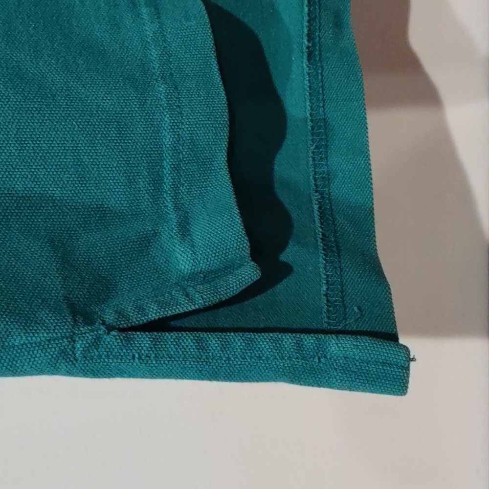 Green short sleeve bugle boy shirt, men's, large - Picture 6 of 8